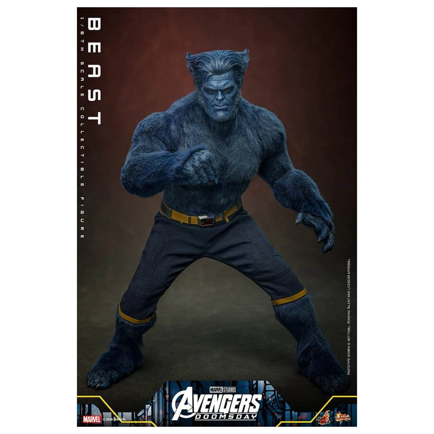 Marvel X-Men Movie Masterpiece akcijska figura 1/6 Beast (Collector Edition) 33 cm fotografija izdelka