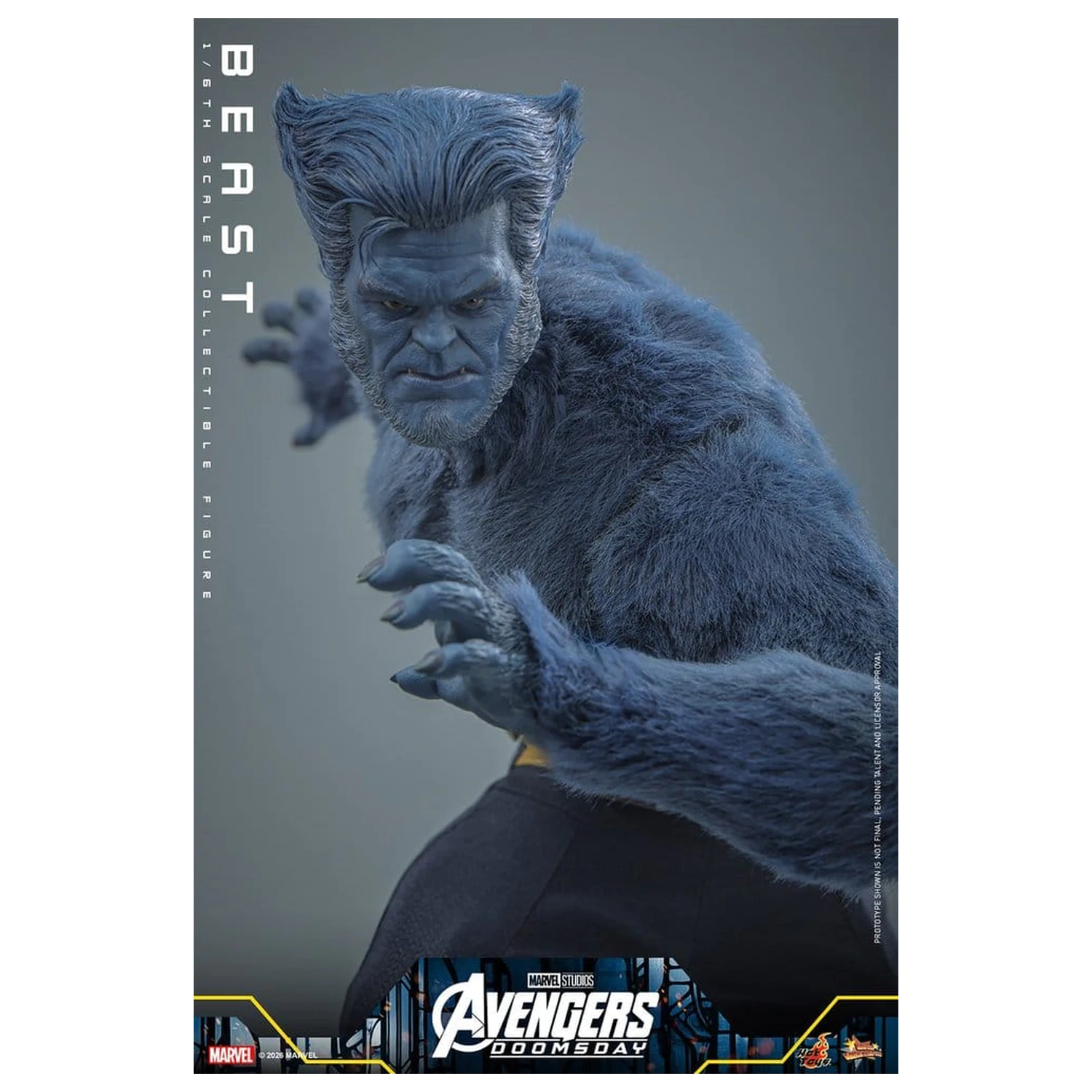Marvel X-Men Movie Masterpiece akcijska figura 1/6 Beast (Collector Edition) 33 cm fotografija izdelka