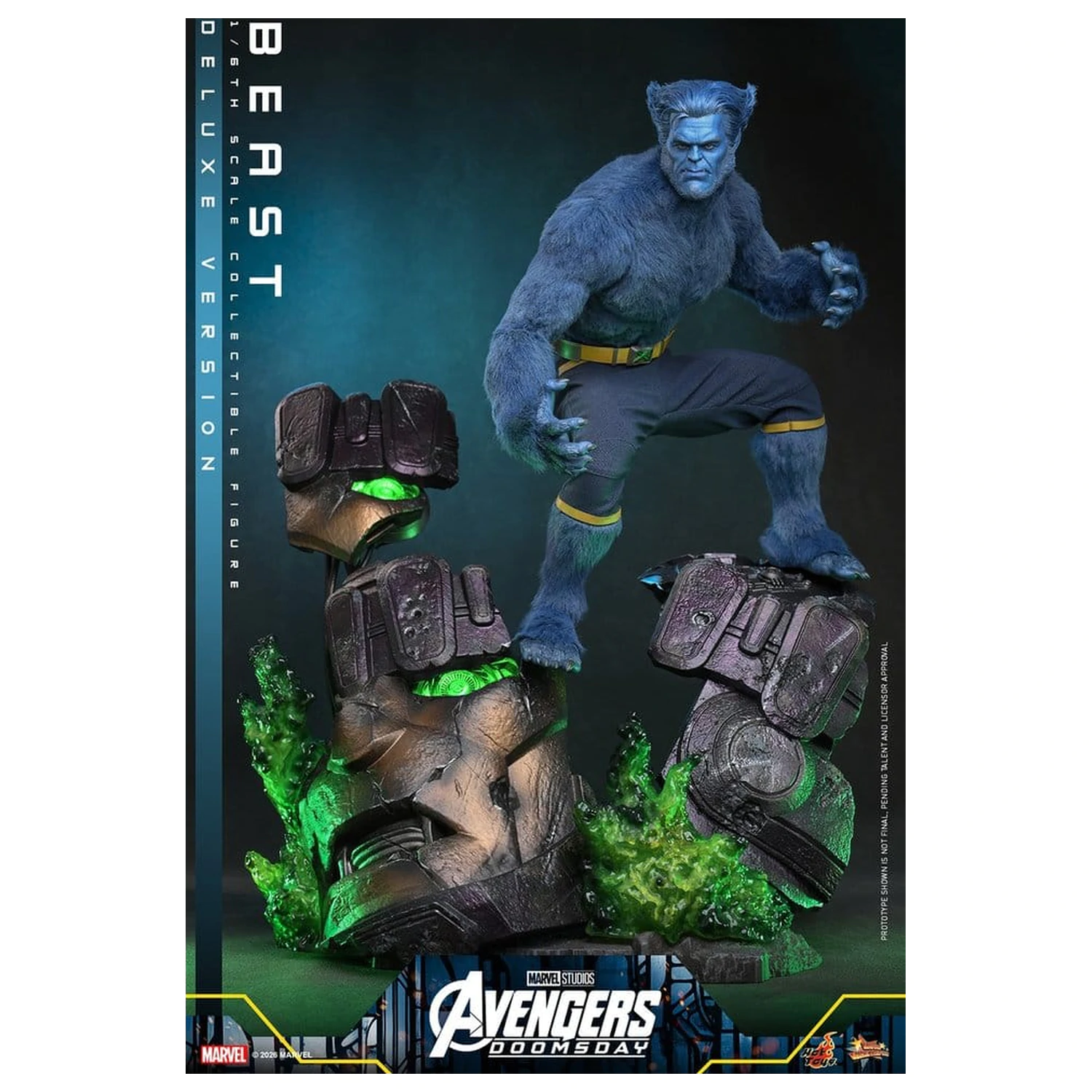 Marvel X-Men Movie Masterpiece akcijska figura 1/6 Beast (Deluxe Version) 33 cm fotografija izdelka