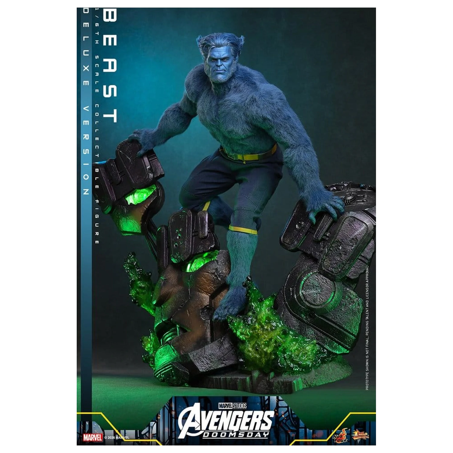 Marvel X-Men Movie Masterpiece akcijska figura 1/6 Beast (Deluxe Version) 33 cm fotografija izdelka