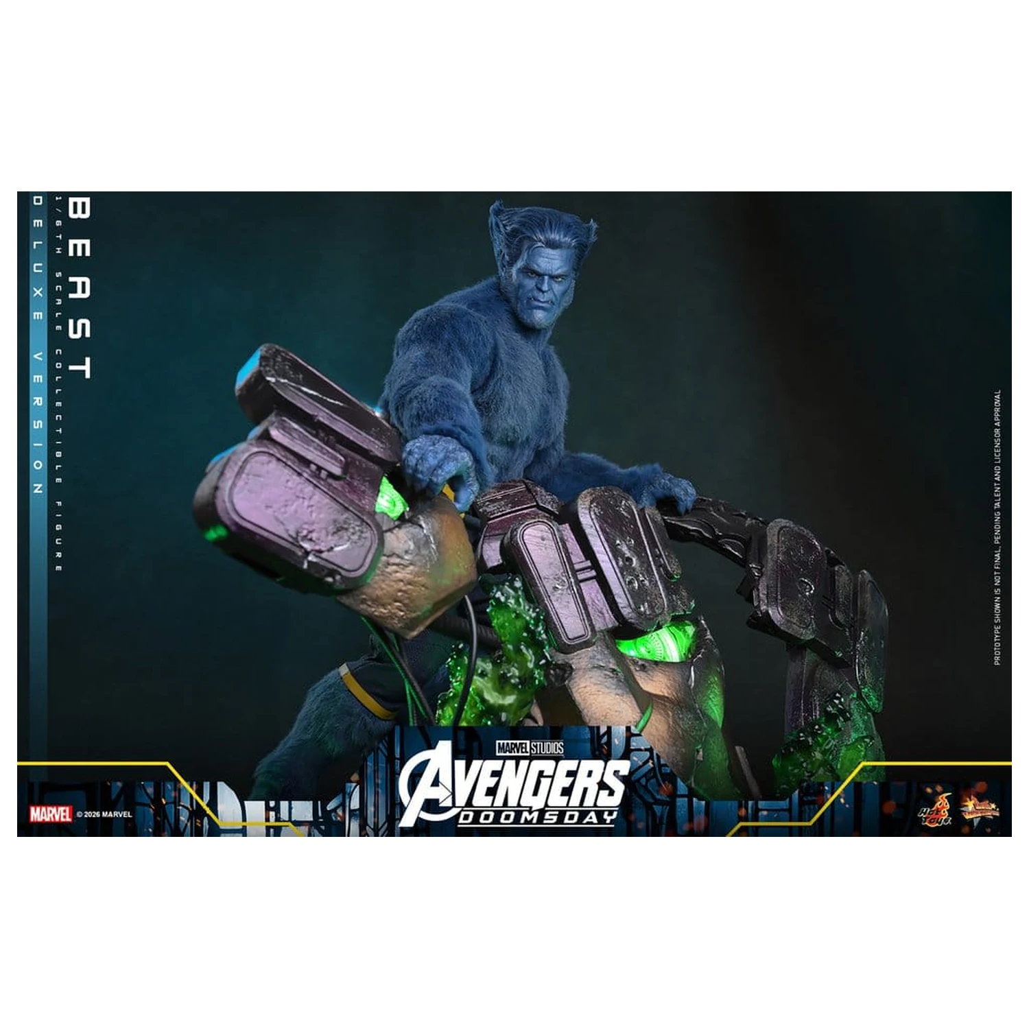Marvel X-Men Movie Masterpiece akcijska figura 1/6 Beast (Deluxe Version) 33 cm fotografija izdelka