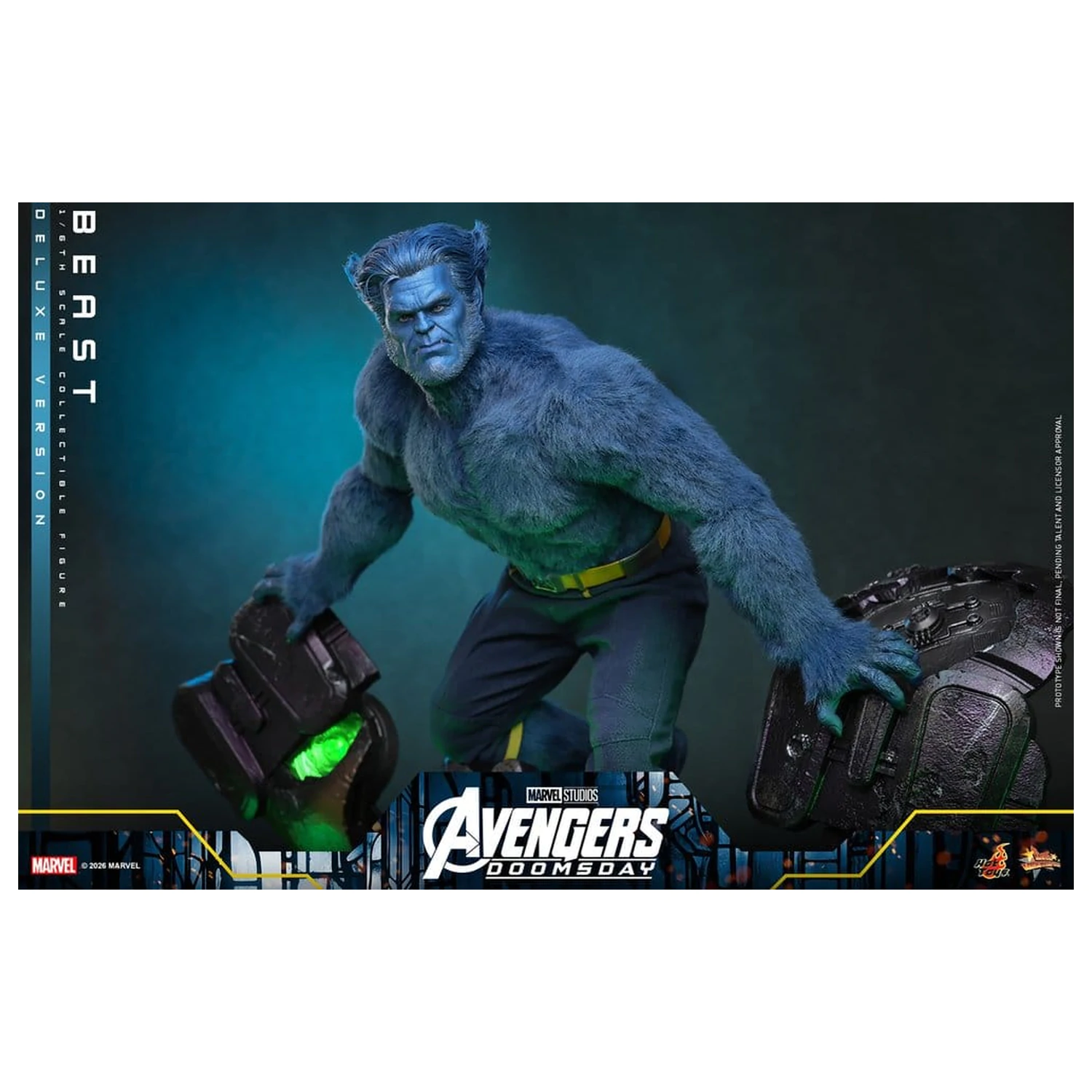 Marvel X-Men Movie Masterpiece akcijska figura 1/6 Beast (Deluxe Version) 33 cm fotografija izdelka