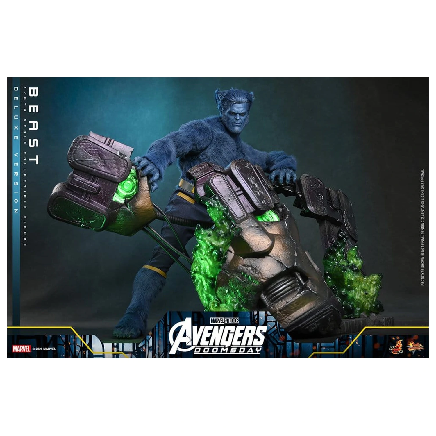 Marvel X-Men Movie Masterpiece akcijska figura 1/6 Beast (Deluxe Version) 33 cm fotografija izdelka