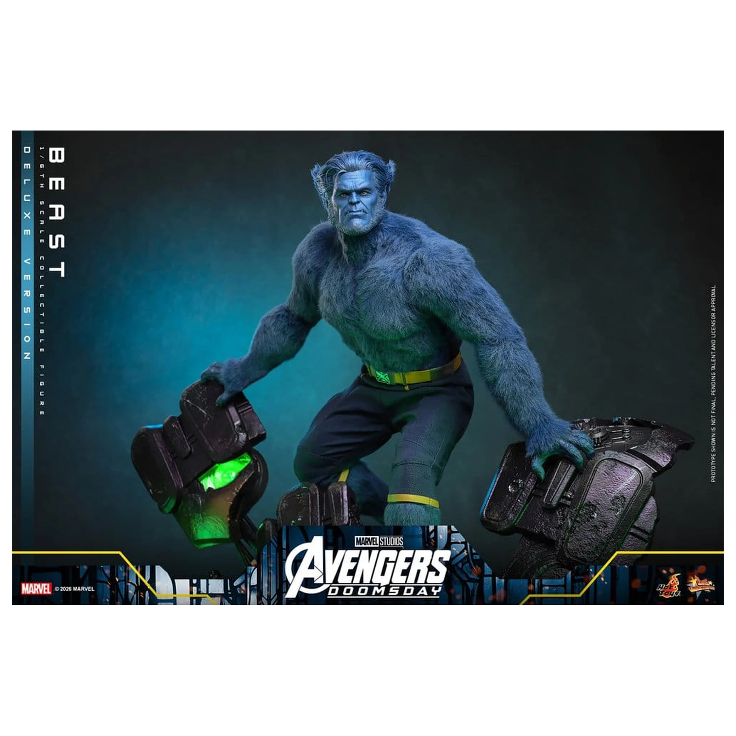 Marvel X-Men Movie Masterpiece akcijska figura 1/6 Beast (Deluxe Version) 33 cm fotografija izdelka