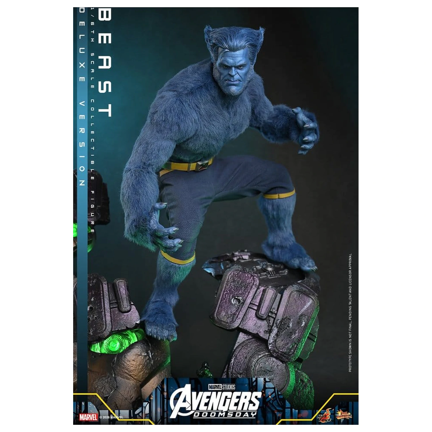 Marvel X-Men Movie Masterpiece akcijska figura 1/6 Beast (Deluxe Version) 33 cm fotografija izdelka