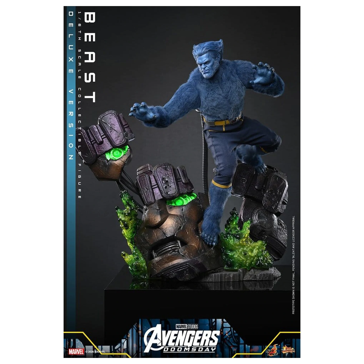 Marvel X-Men Movie Masterpiece akcijska figura 1/6 Beast (Deluxe Version) 33 cm fotografija izdelka