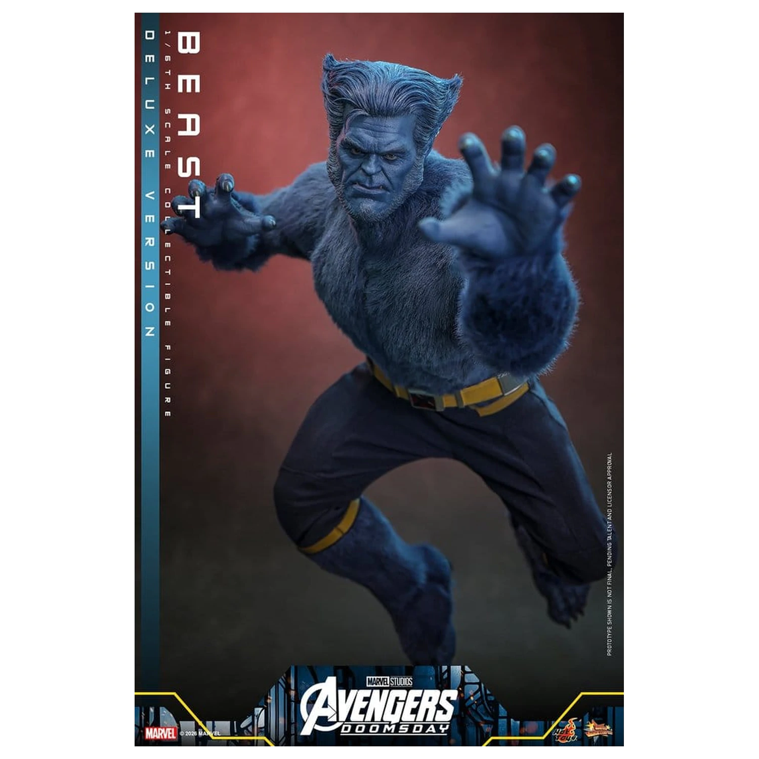 Marvel X-Men Movie Masterpiece akcijska figura 1/6 Beast (Deluxe Version) 33 cm fotografija izdelka