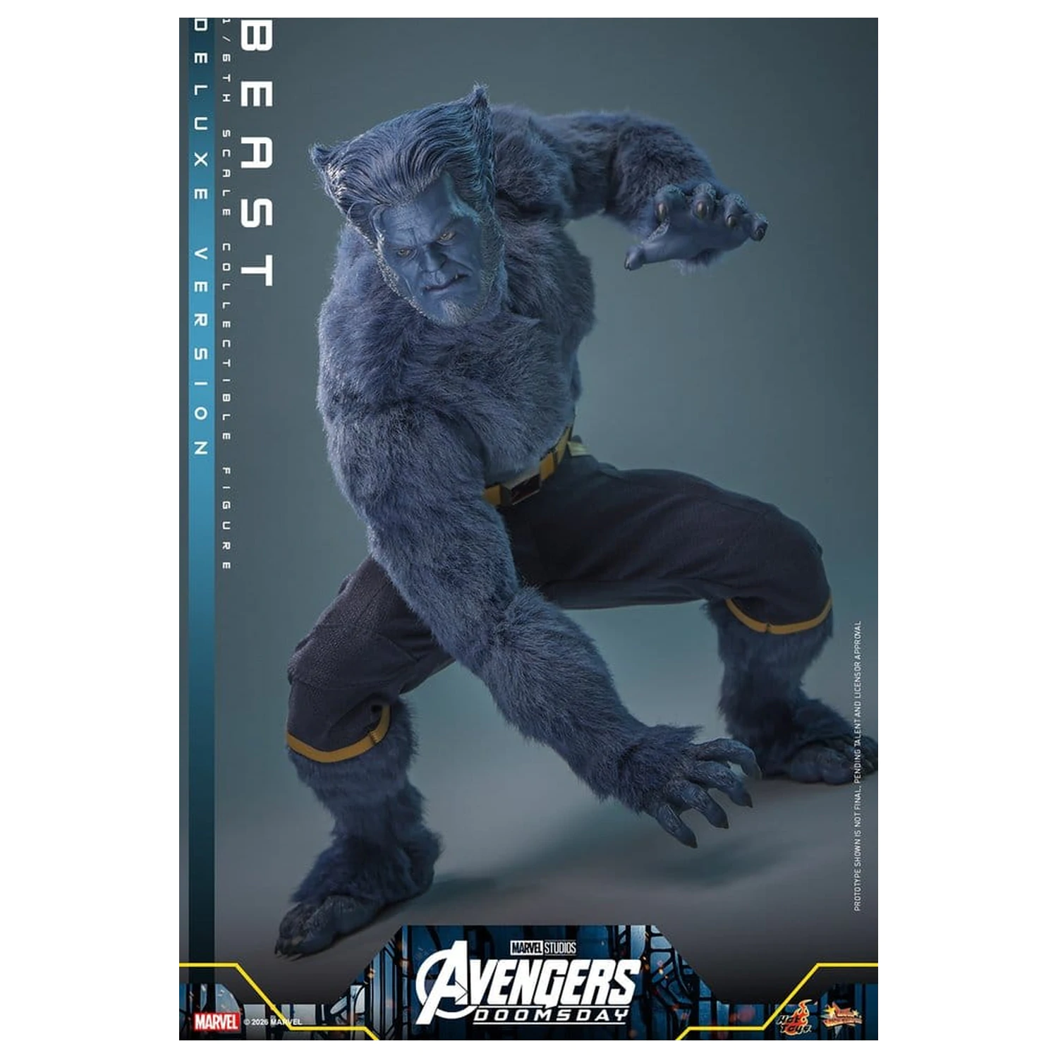 Marvel X-Men Movie Masterpiece akcijska figura 1/6 Beast (Deluxe Version) 33 cm fotografija izdelka