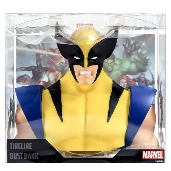 Marvel X-Men Wolverine škatla za denar doprsni kip 20 cm fotografija izdelka