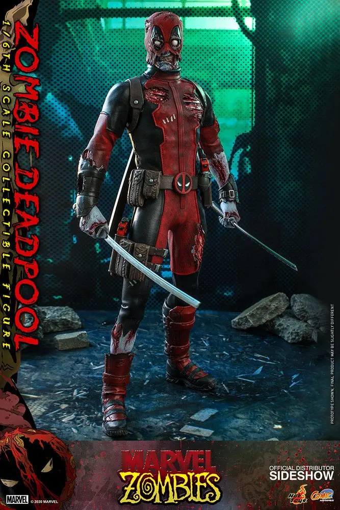 Marvel Zombies Comic Masterpiece akcijska figura 1/6 Zombie Deadpool 31 cm fotografija izdelka