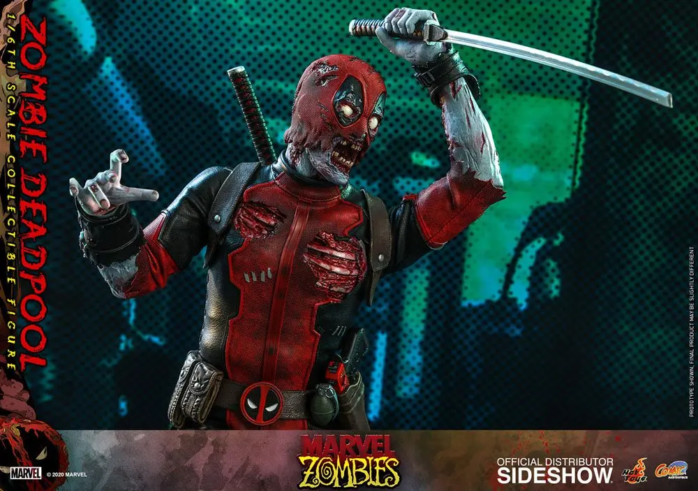 Marvel Zombies Comic Masterpiece akcijska figura 1/6 Zombie Deadpool 31 cm fotografija izdelka