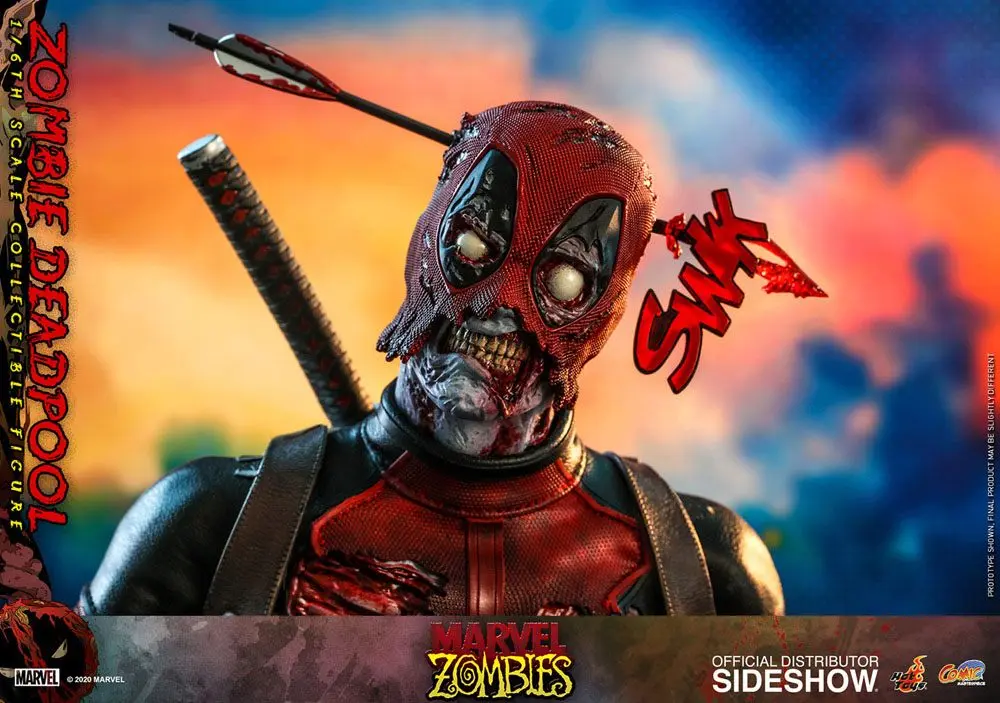 Marvel Zombies Comic Masterpiece akcijska figura 1/6 Zombie Deadpool 31 cm fotografija izdelka