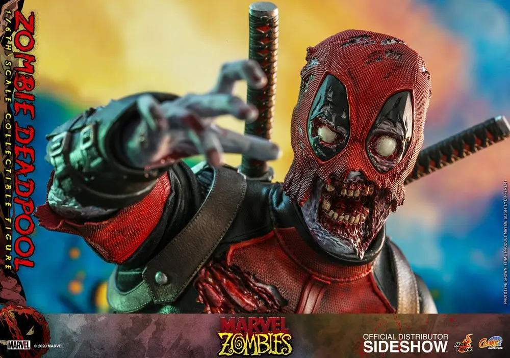 Marvel Zombies Comic Masterpiece akcijska figura 1/6 Zombie Deadpool 31 cm fotografija izdelka