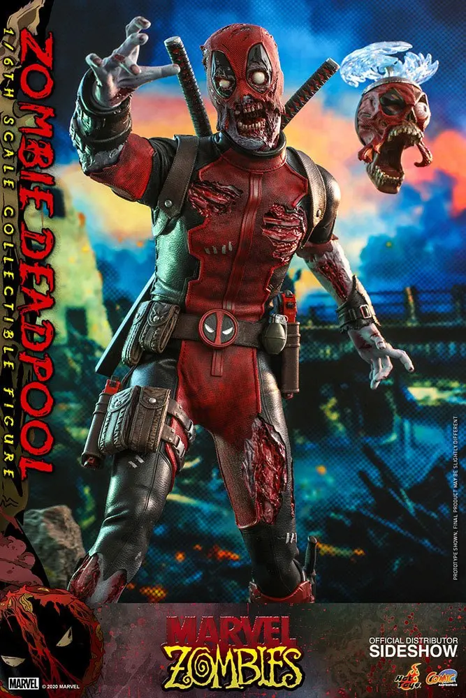 Marvel Zombies Comic Masterpiece akcijska figura 1/6 Zombie Deadpool 31 cm fotografija izdelka