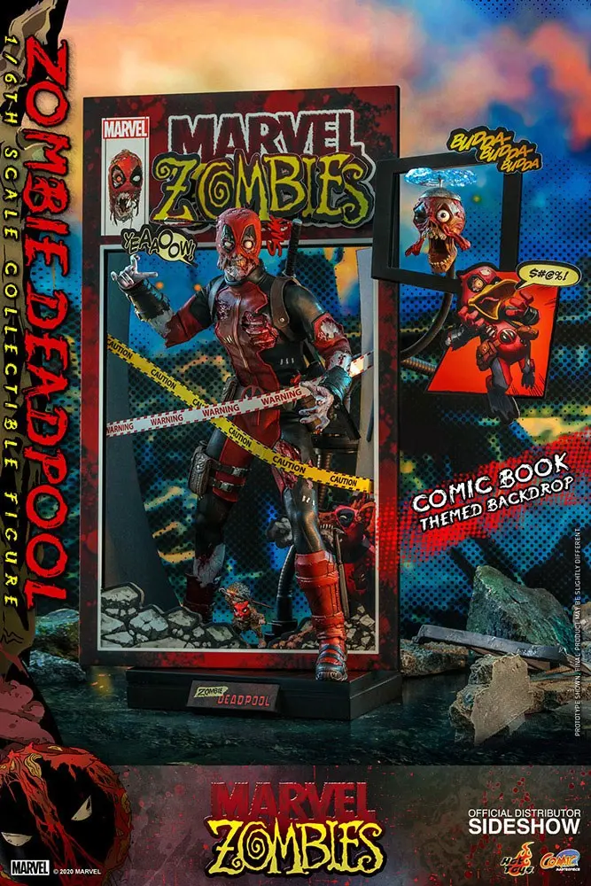 Marvel Zombies Comic Masterpiece akcijska figura 1/6 Zombie Deadpool 31 cm fotografija izdelka