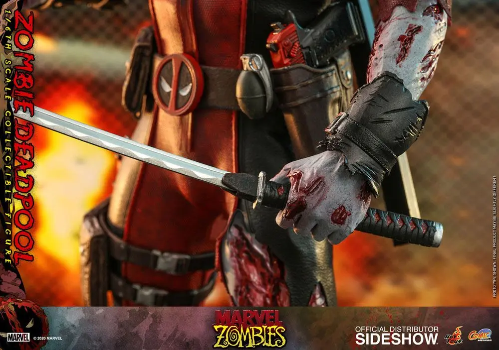 Marvel Zombies Comic Masterpiece akcijska figura 1/6 Zombie Deadpool 31 cm fotografija izdelka