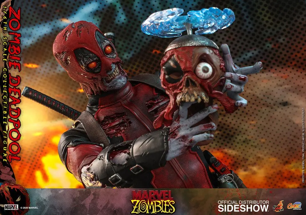 Marvel Zombies Comic Masterpiece akcijska figura 1/6 Zombie Deadpool 31 cm fotografija izdelka