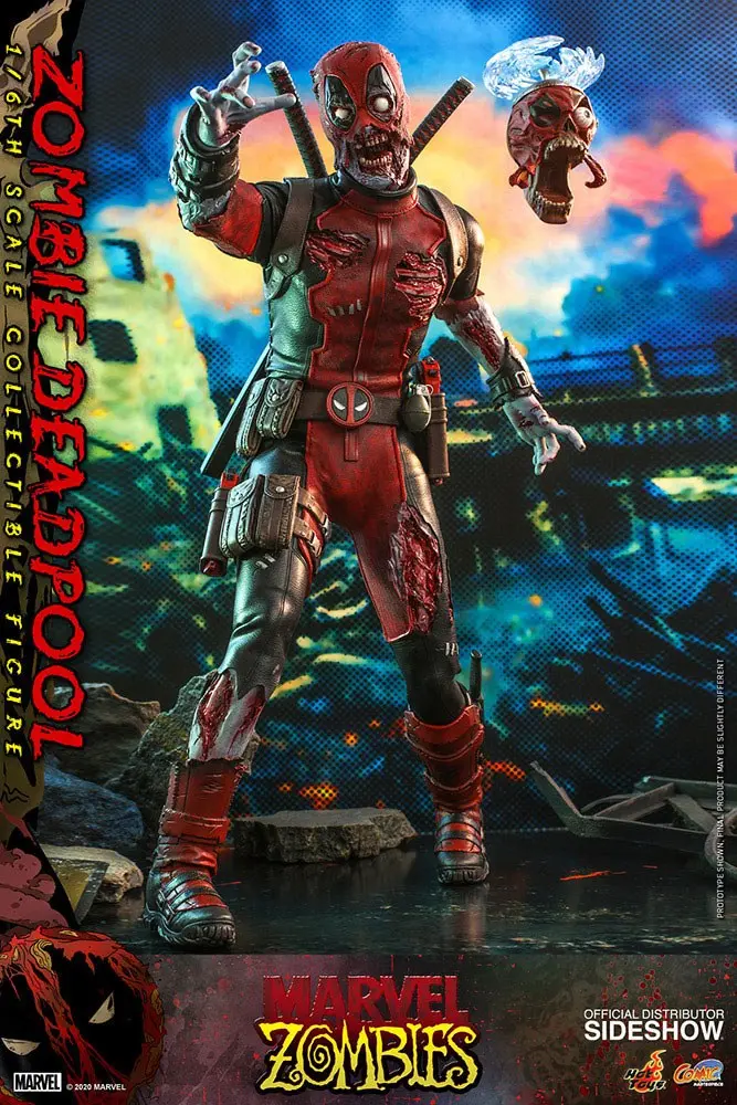 Marvel Zombies Comic Masterpiece akcijska figura 1/6 Zombie Deadpool 31 cm fotografija izdelka