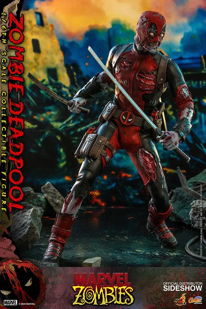 Marvel Zombies Comic Masterpiece akcijska figura 1/6 Zombie Deadpool 31 cm fotografija izdelka