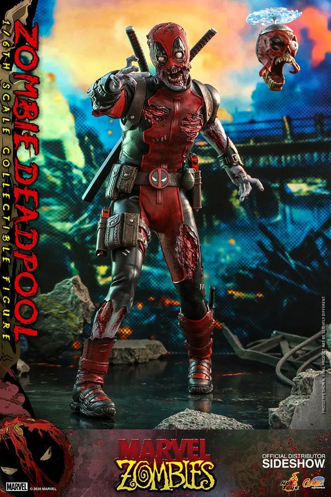 Marvel Zombies Comic Masterpiece akcijska figura 1/6 Zombie Deadpool 31 cm fotografija izdelka