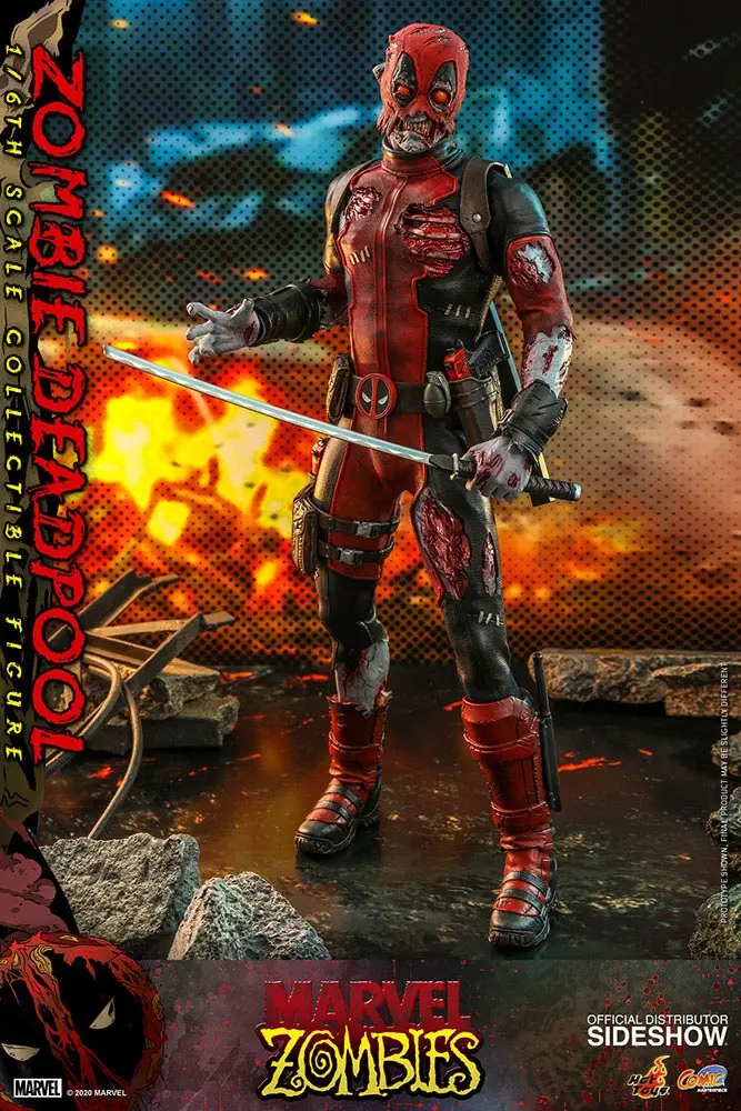 Marvel Zombies Comic Masterpiece akcijska figura 1/6 Zombie Deadpool 31 cm fotografija izdelka