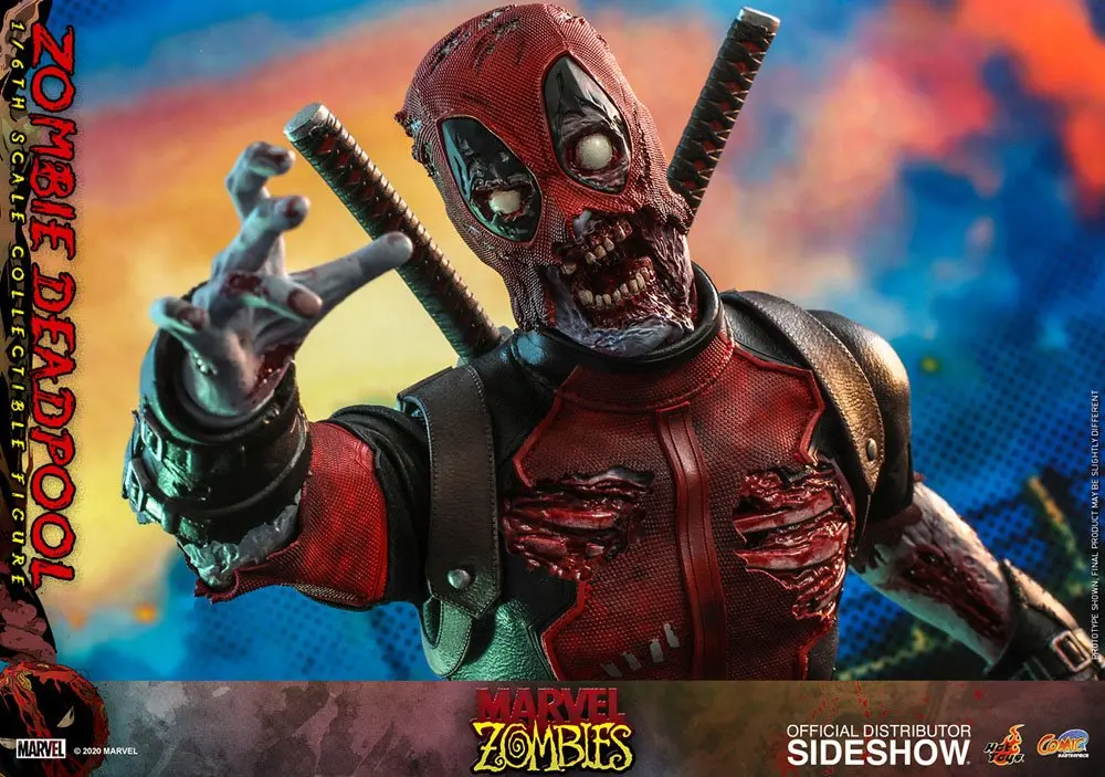 Marvel Zombies Comic Masterpiece akcijska figura 1/6 Zombie Deadpool 31 cm fotografija izdelka