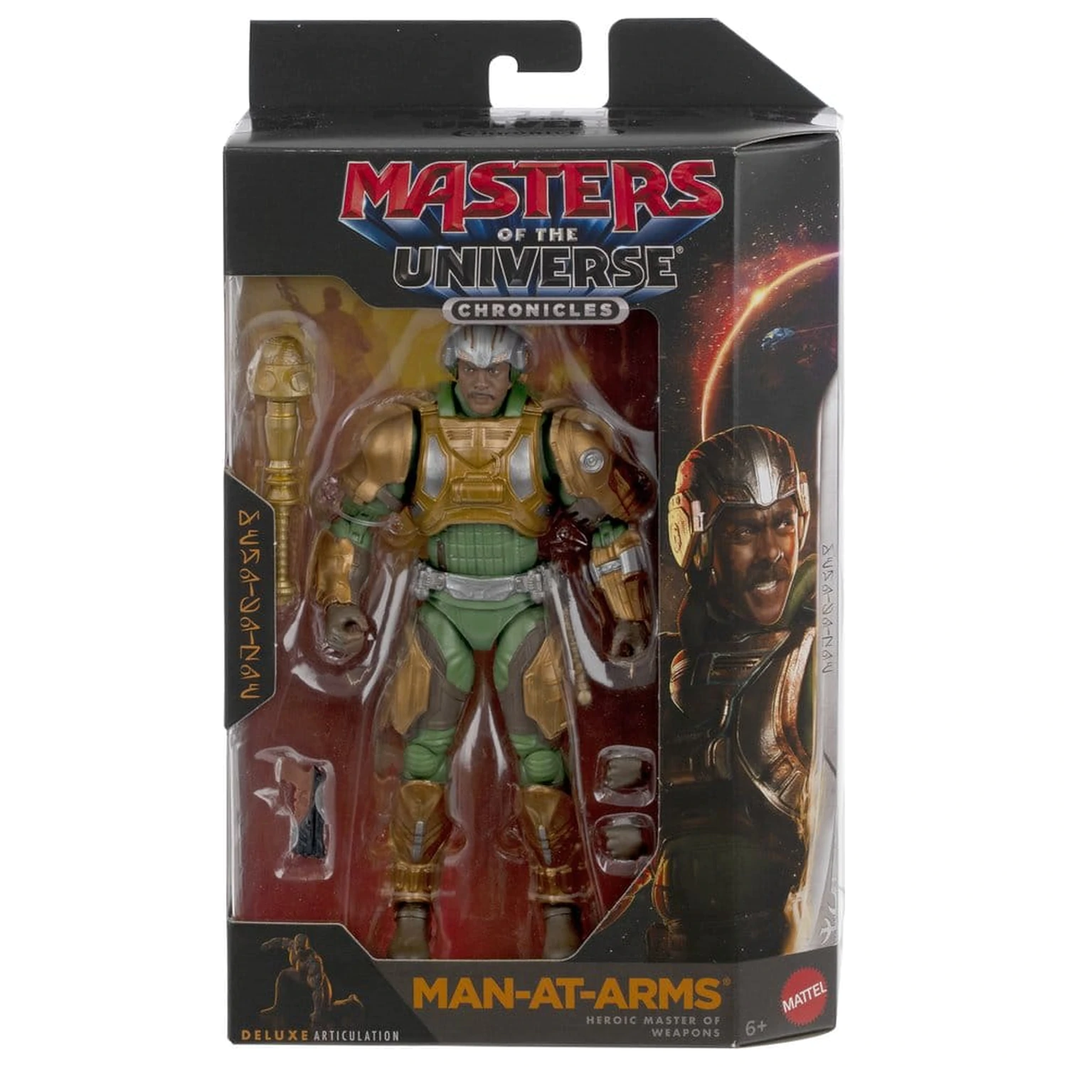 Masters of the Universe 2026 Movie Chronicles akcijska figura Man-At-Arms 2.0 17 cm fotografija izdelka