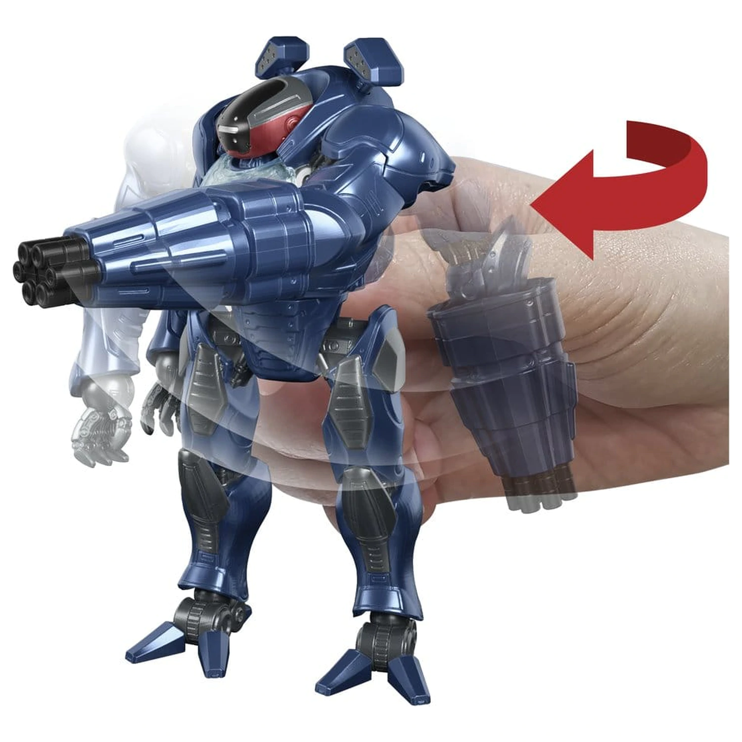 Masters of the Universe 2026 Movie Feature Akcijska figura Combat Ready Roboto 14 cm fotografija izdelka
