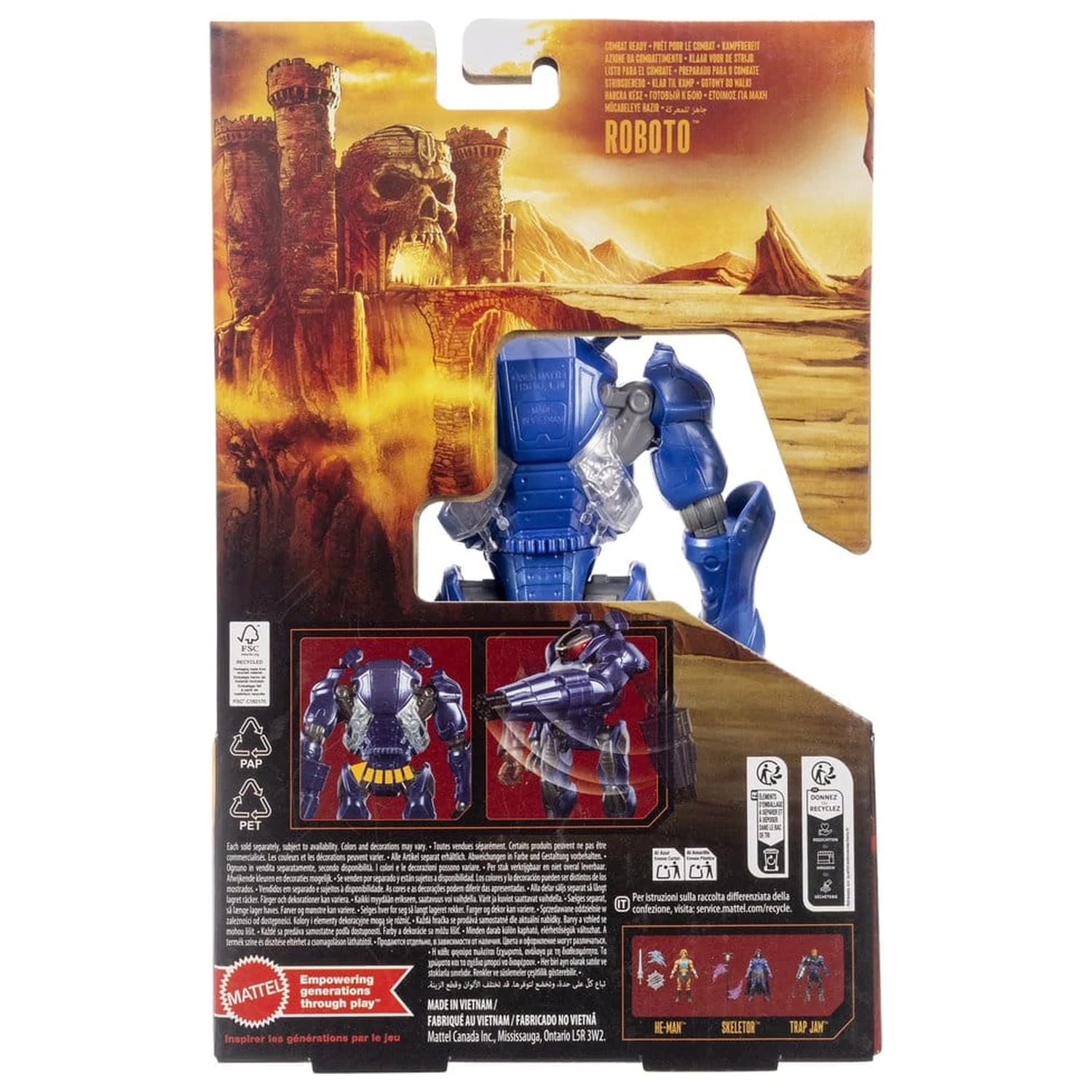 Masters of the Universe 2026 Movie Feature Akcijska figura Combat Ready Roboto 14 cm fotografija izdelka