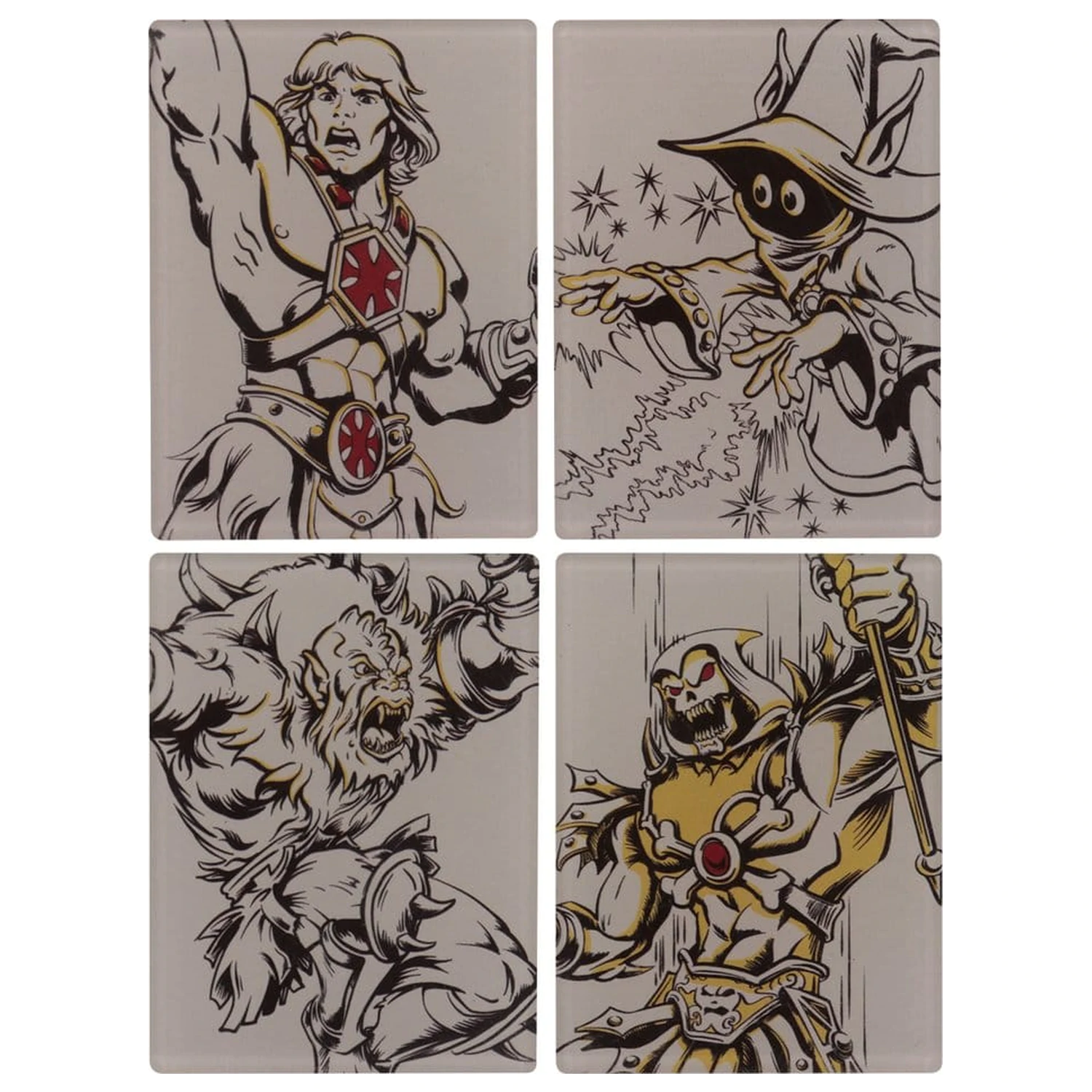 Masters of the Universe Magneti 4-paket fotografija izdelka