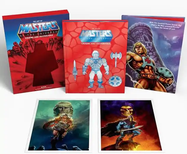 Masters of the Universe Umetniška knjiga Origins and Masterverse Deluxe Edition fotografija izdelka