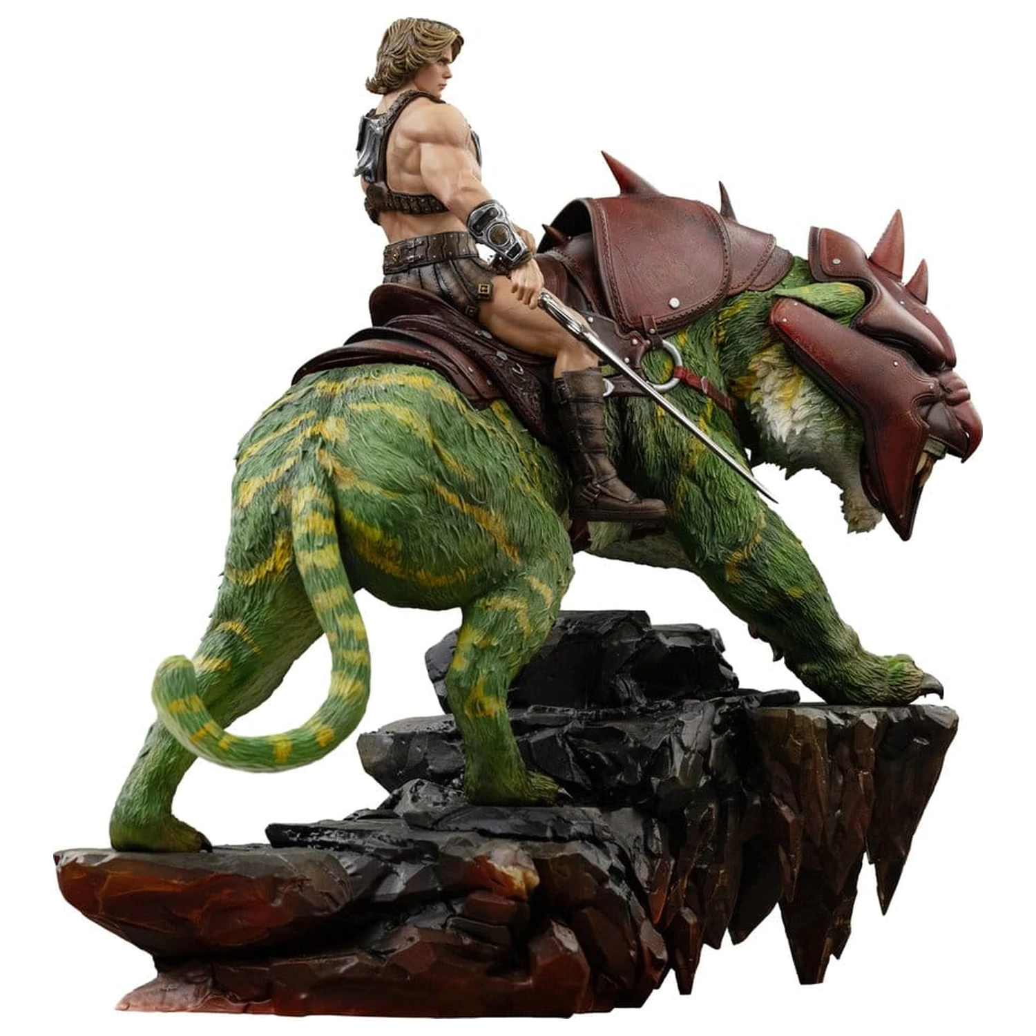 Masters of the Universe Art Scale kip 1/10 He-Man in Battle Cat 33 cm fotografija izdelka