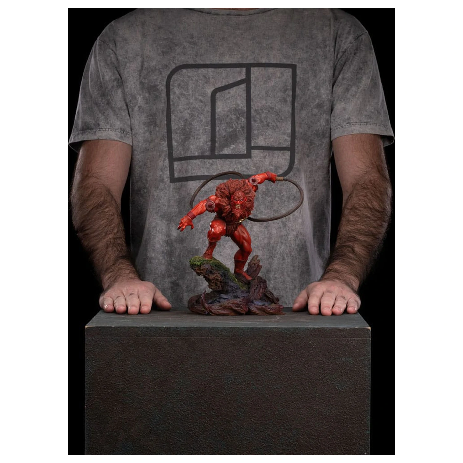 Masters of the Universe Art Scale kip 1/10 Red Beast Man (Exclusive 2024) 23 cm fotografija izdelka