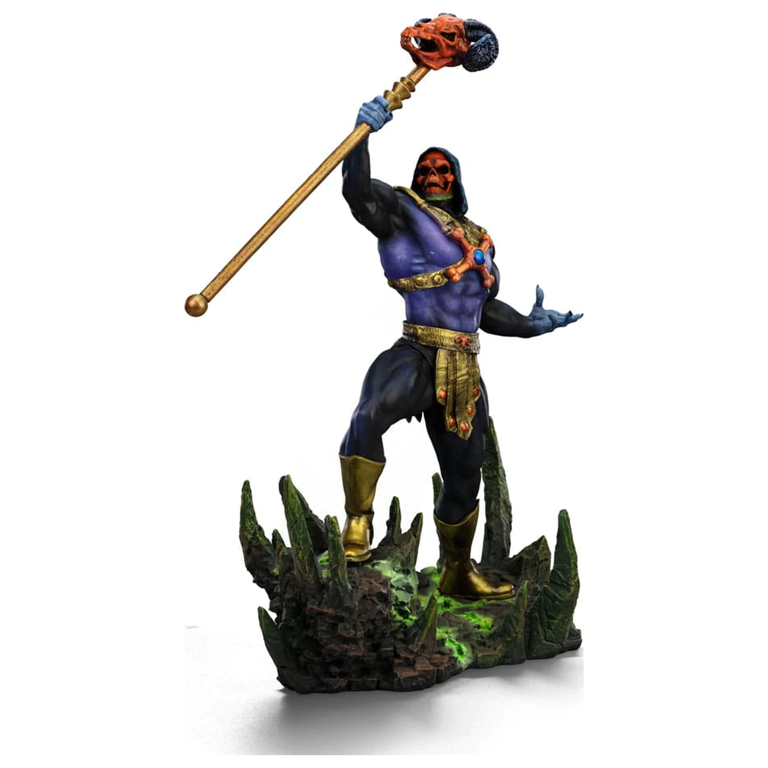 Masters of the Universe Art Scale kip 1/10 Skeletor Disco Ver. 28 cm fotografija izdelka