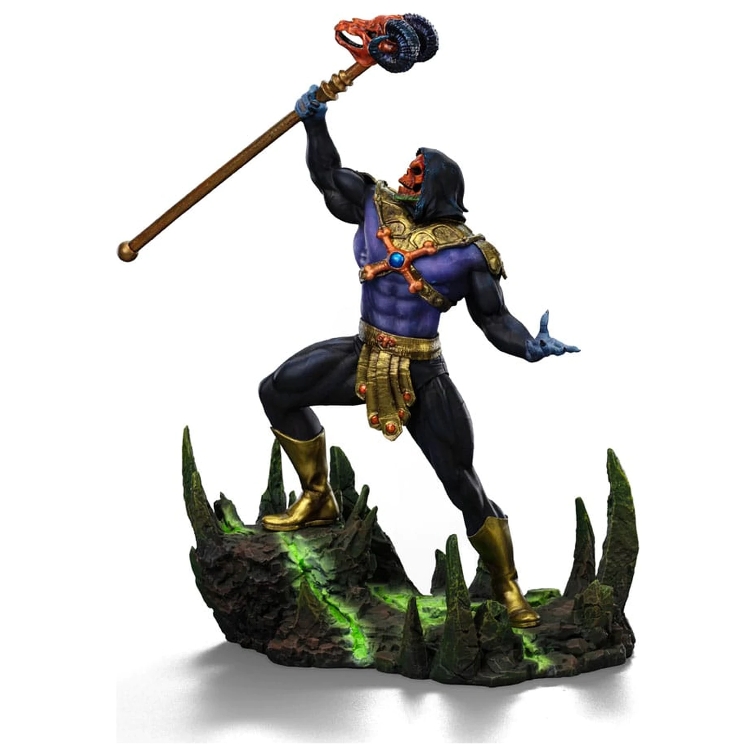 Masters of the Universe Art Scale kip 1/10 Skeletor Disco Ver. 28 cm fotografija izdelka