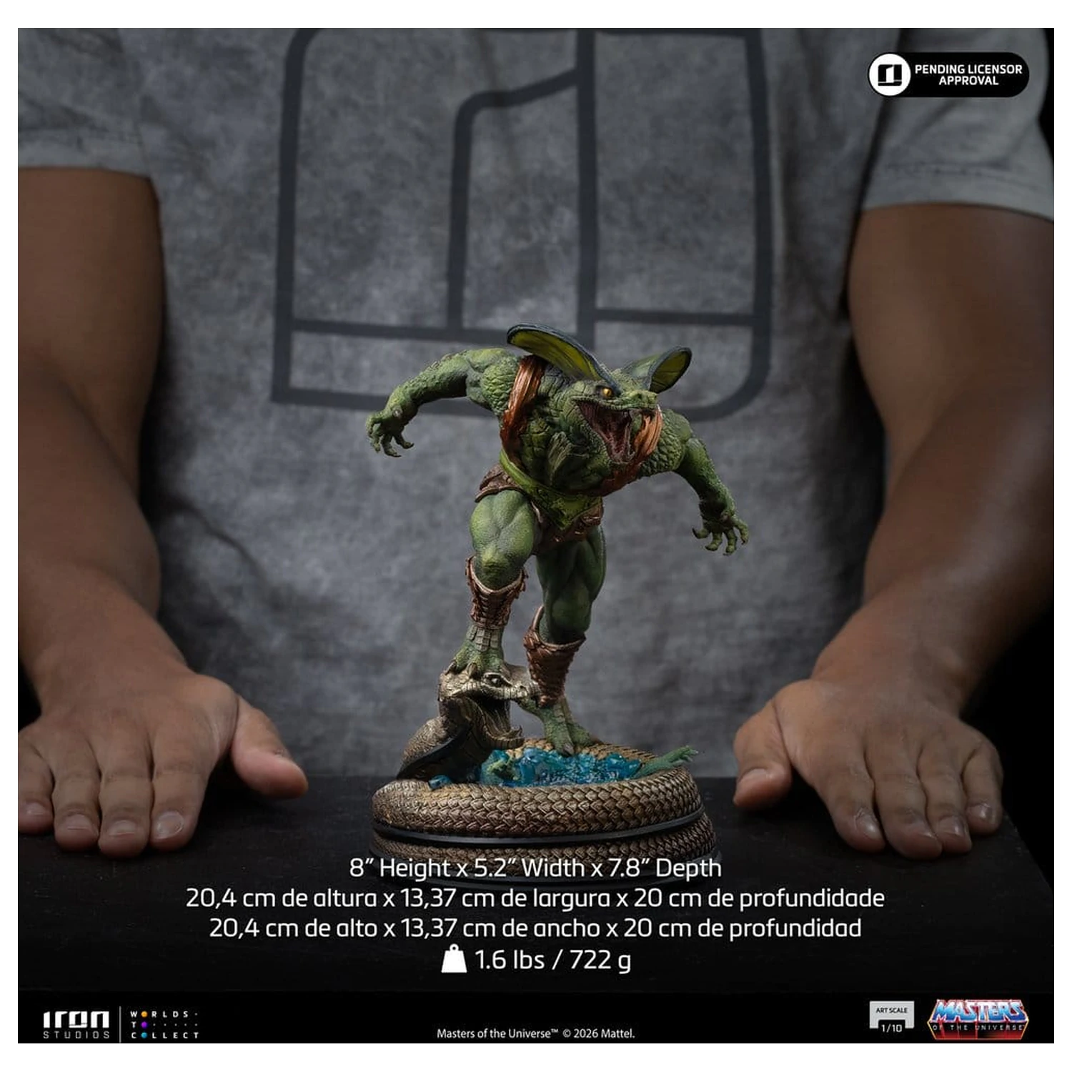 Masters of the Universe Art Scale kip 1/10 Kobra Khan 20 cm fotografija izdelka