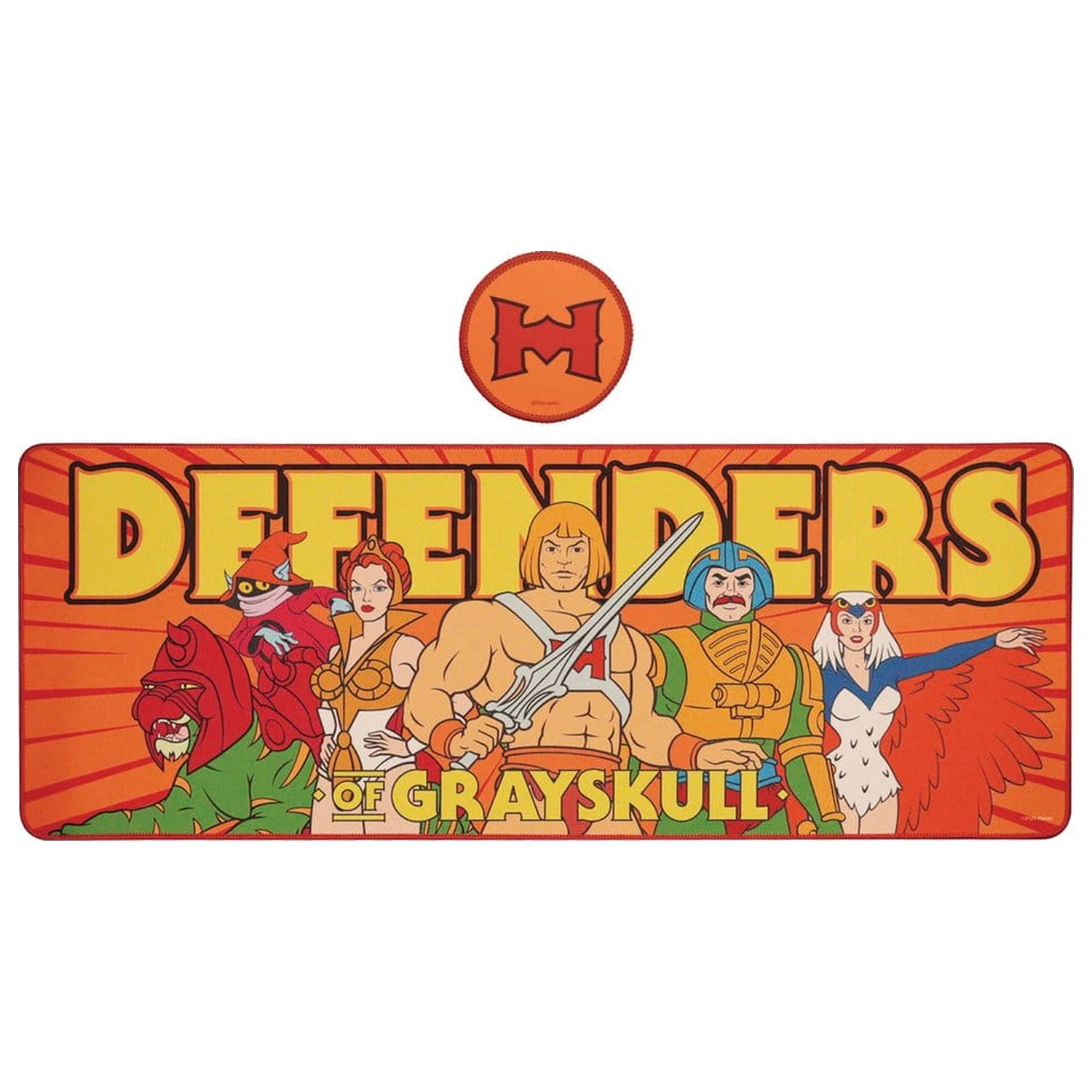 Masters of the Universe podloga za mizo in set podstavkov Heroes fotografija izdelka