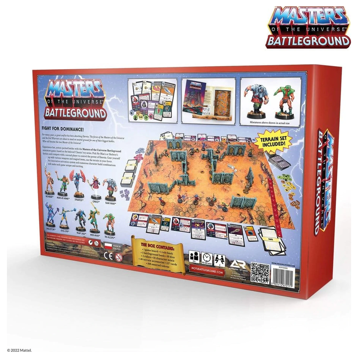 Masters of the Universe: Battleground Miniatures Igra Začetni set *English Version* fotografija izdelka