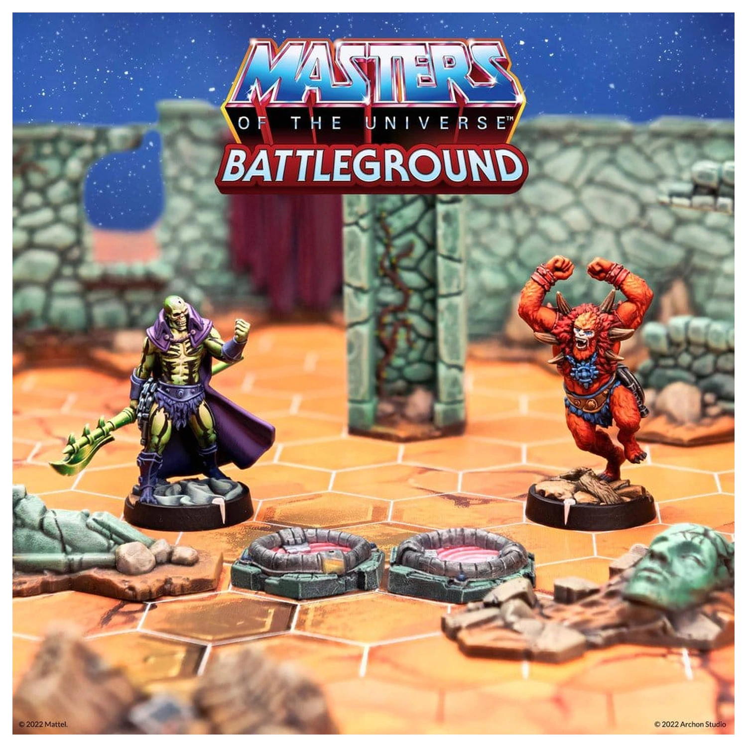Masters of the Universe: Battleground Miniatures Game Wave 1: Frakcija Evil Warriors *Angleška različica* fotografija izdelka