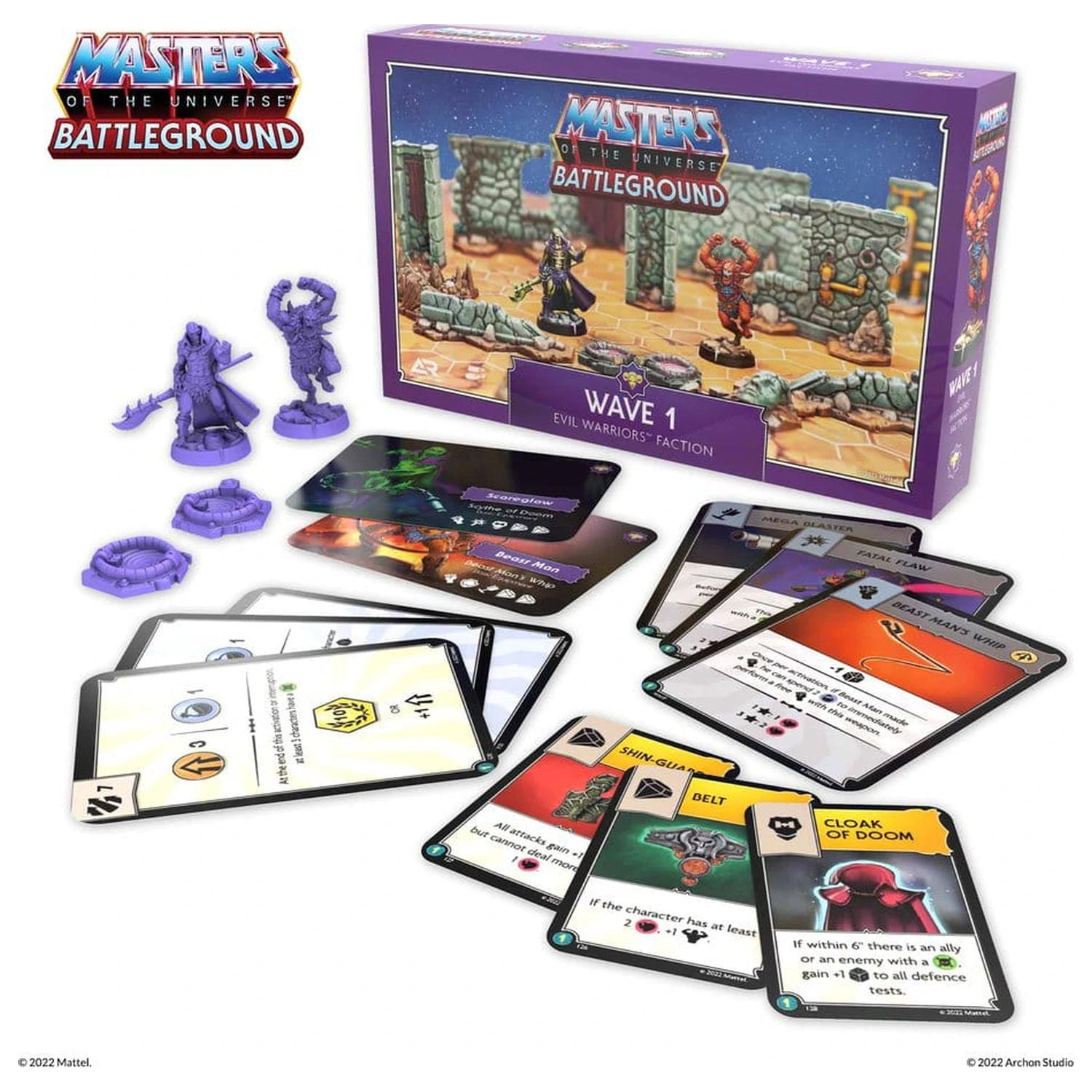 Masters of the Universe: Battleground Miniatures Igra val 1: Frakcija Evil Warriors *nemška različica* fotografija izdelka