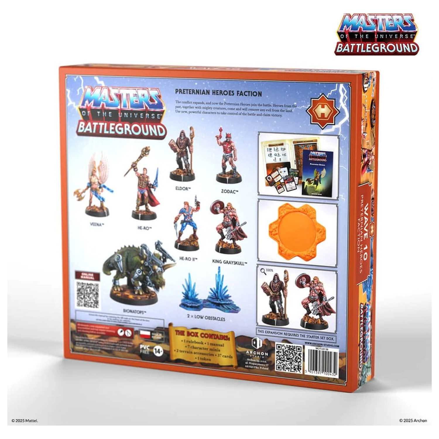 Masters of the Universe: Battleground Igra Figur Wave 10: Preternian Heroes Faction *English Version* fotografija izdelka