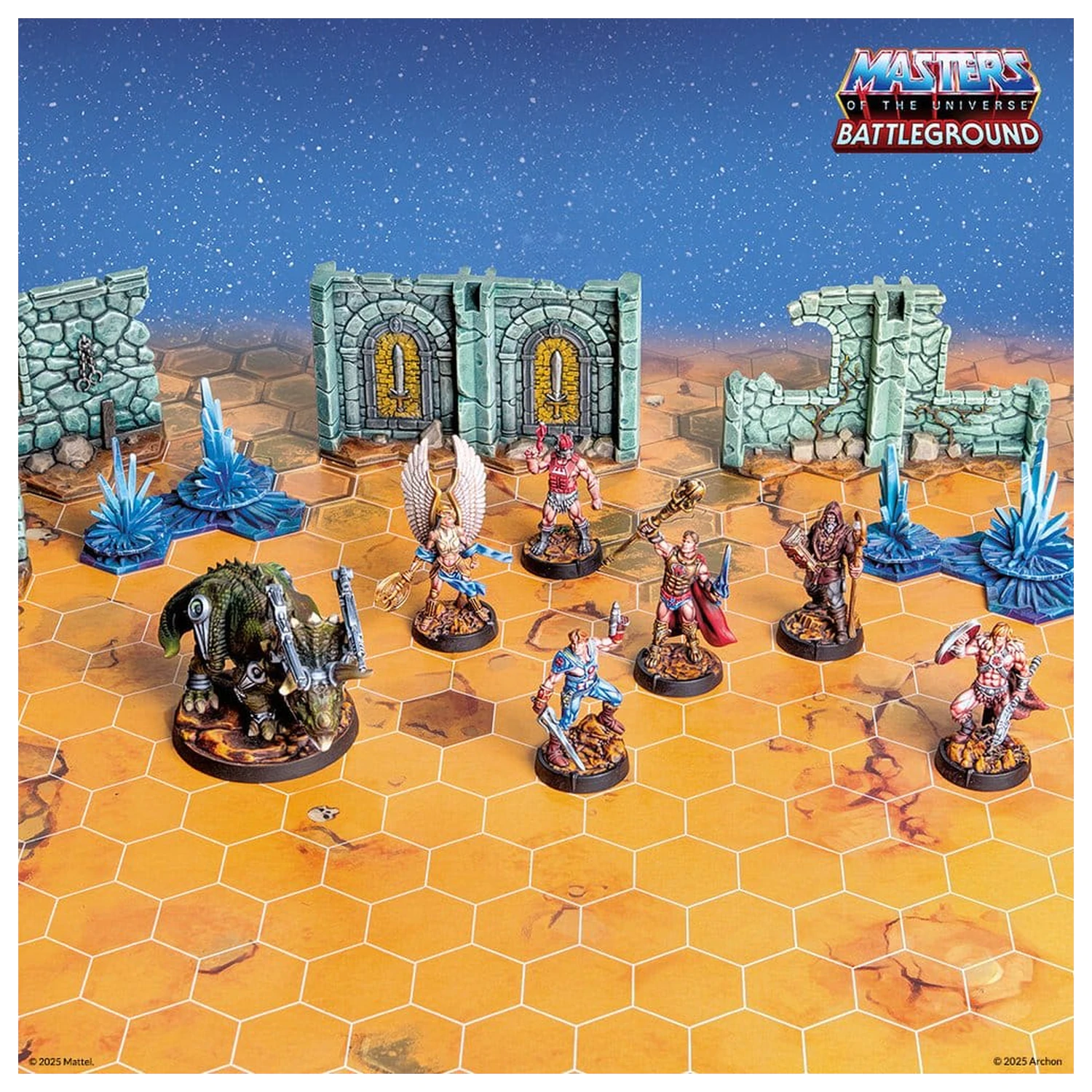 Masters of the Universe: Battleground Igra Figur Wave 10: Preternian Heroes Faction *English Version* fotografija izdelka