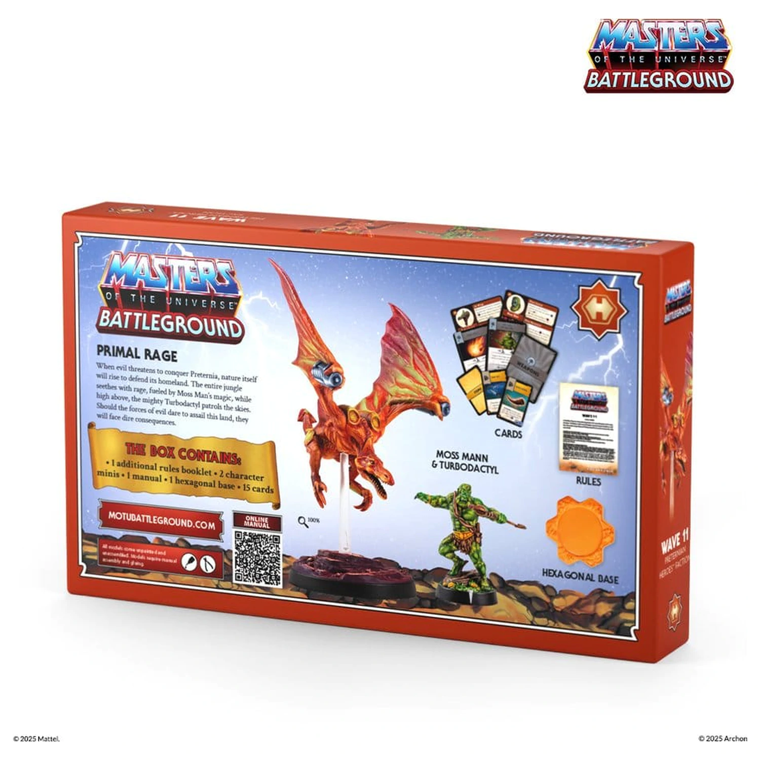 Masters of the Universe: Battleground Igra miniatur val 11: Preternian Heroes (Moss Man / Turbodactyl) *English Version* fotografija izdelka