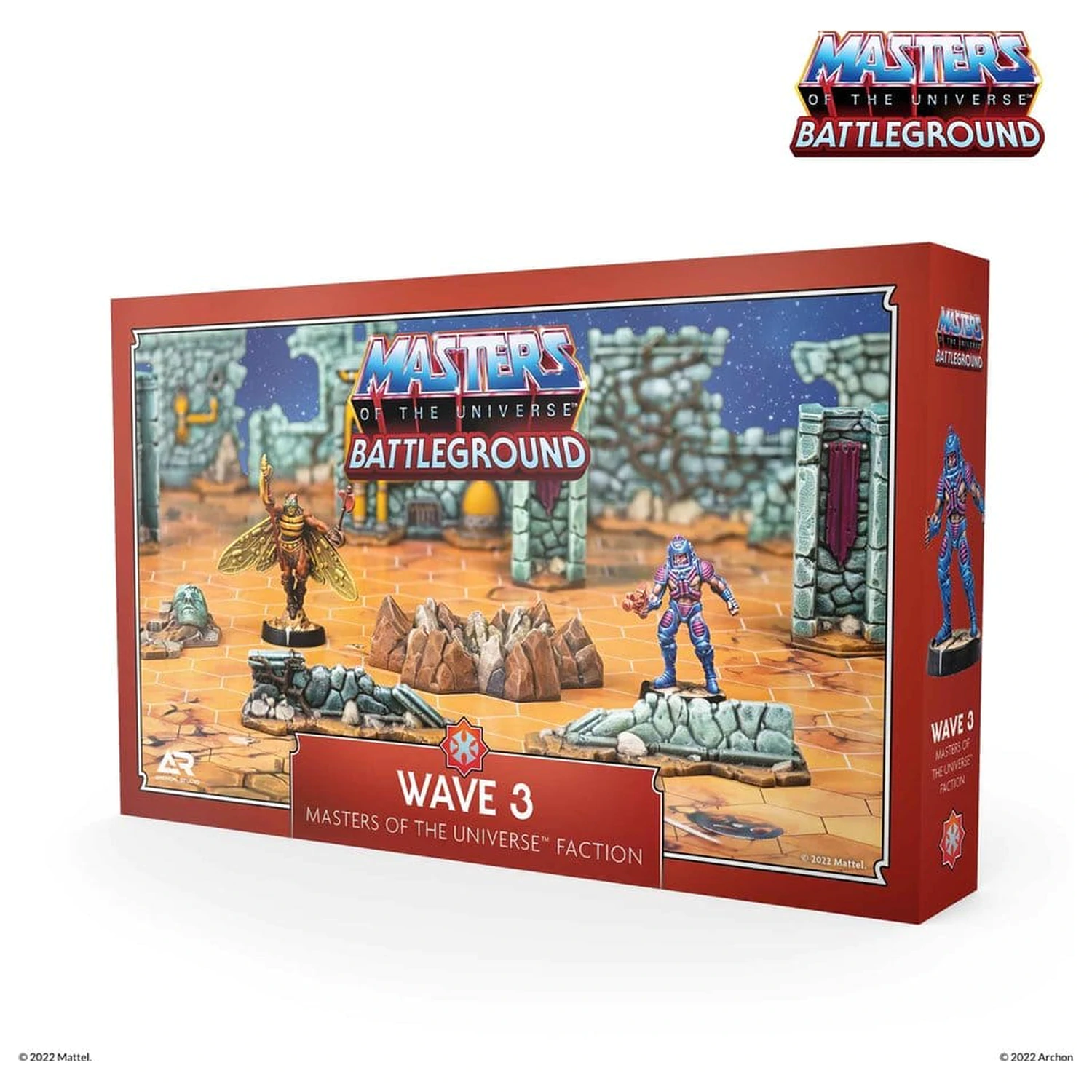 Masters of the Universe: Battleground Miniatures Game Wave 3: Masters of the Universe Faction *angleška različica* fotografija izdelka