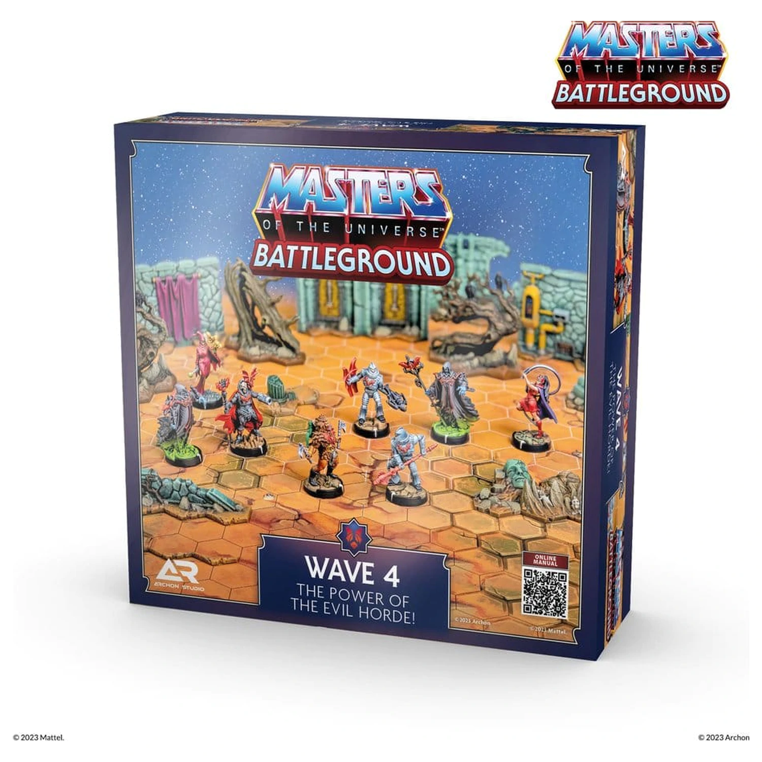 Masters of the Universe: Battleground Igra miniatur Wave 4: The Power of the Evil Horde *angleška različica* fotografija izdelka