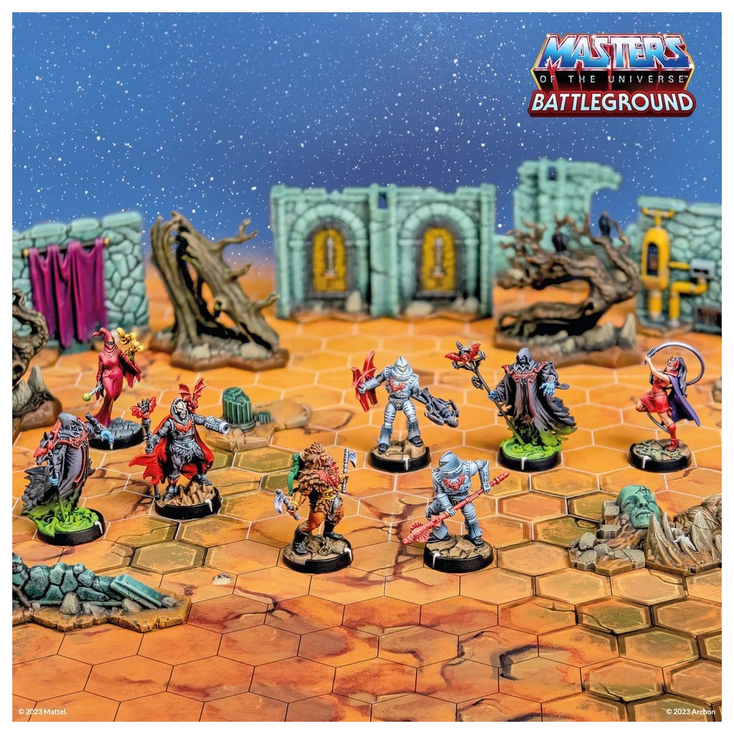 Masters of the Universe: Battleground Igra miniatur Wave 4: The Power of the Evil Horde *angleška različica* fotografija izdelka
