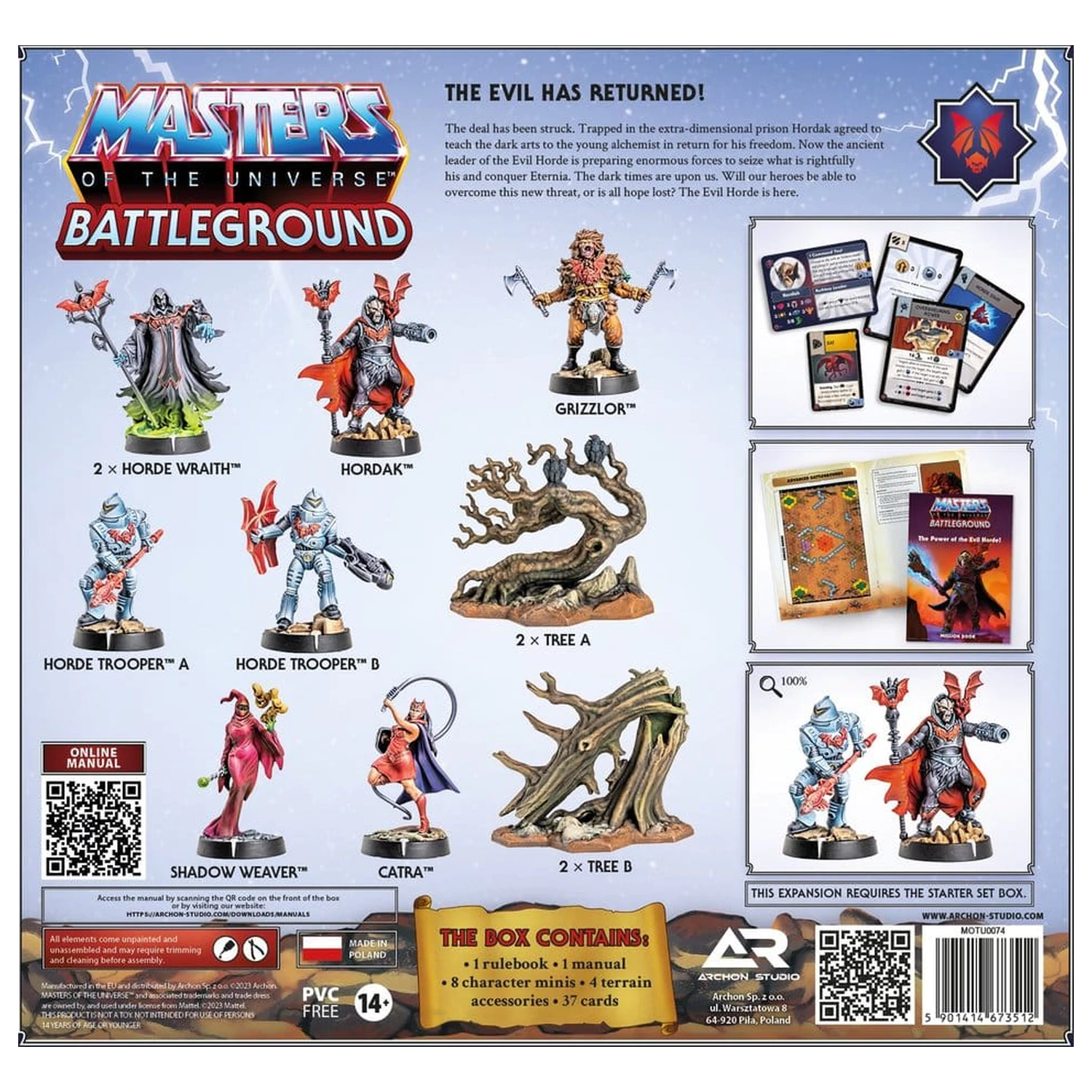 Masters of the Universe: Battleground Miniatures Game Wave 4: The Power of the Evil Horde *Nemška različica* fotografija izdelka