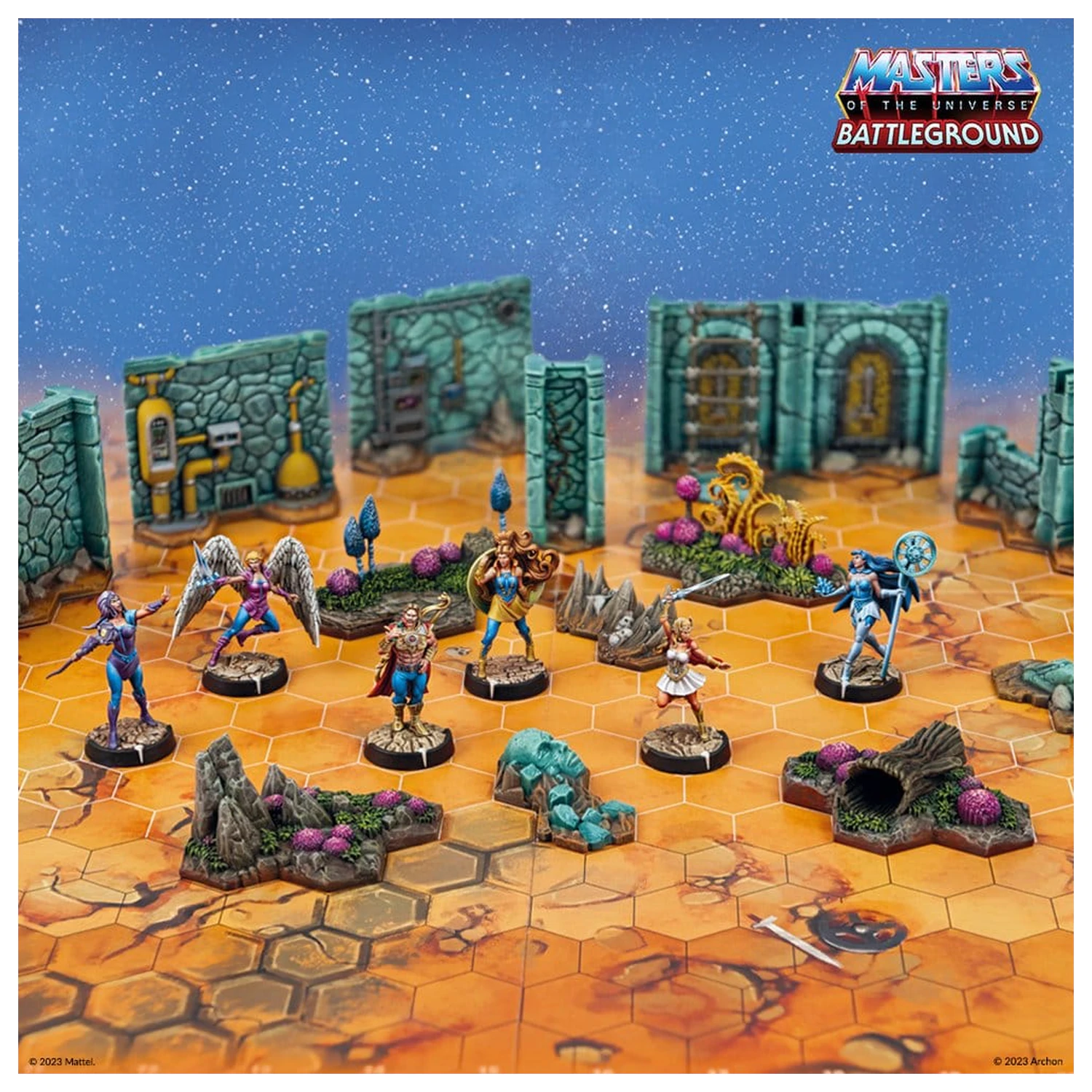 Masters of the Universe: Battleground Igra miniatur Wave 7: The Great Rebellion *Angleška različica* fotografija izdelka