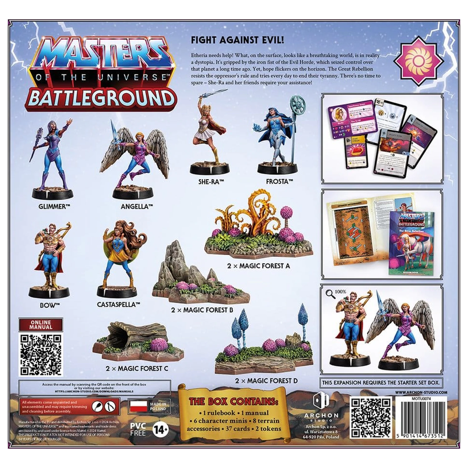 Masters of the Universe: Battleground Igra miniatur Wave 7: The Great Rebellion *Angleška različica* fotografija izdelka