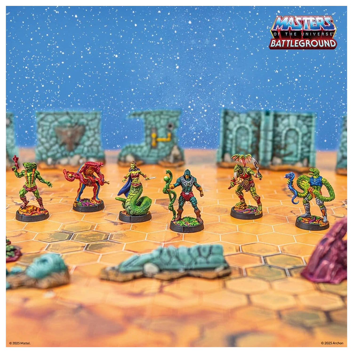Masters of the Universe: Battleground Igra miniatur Val 8: Frakcija Snake Men *angleška različica* fotografija izdelka